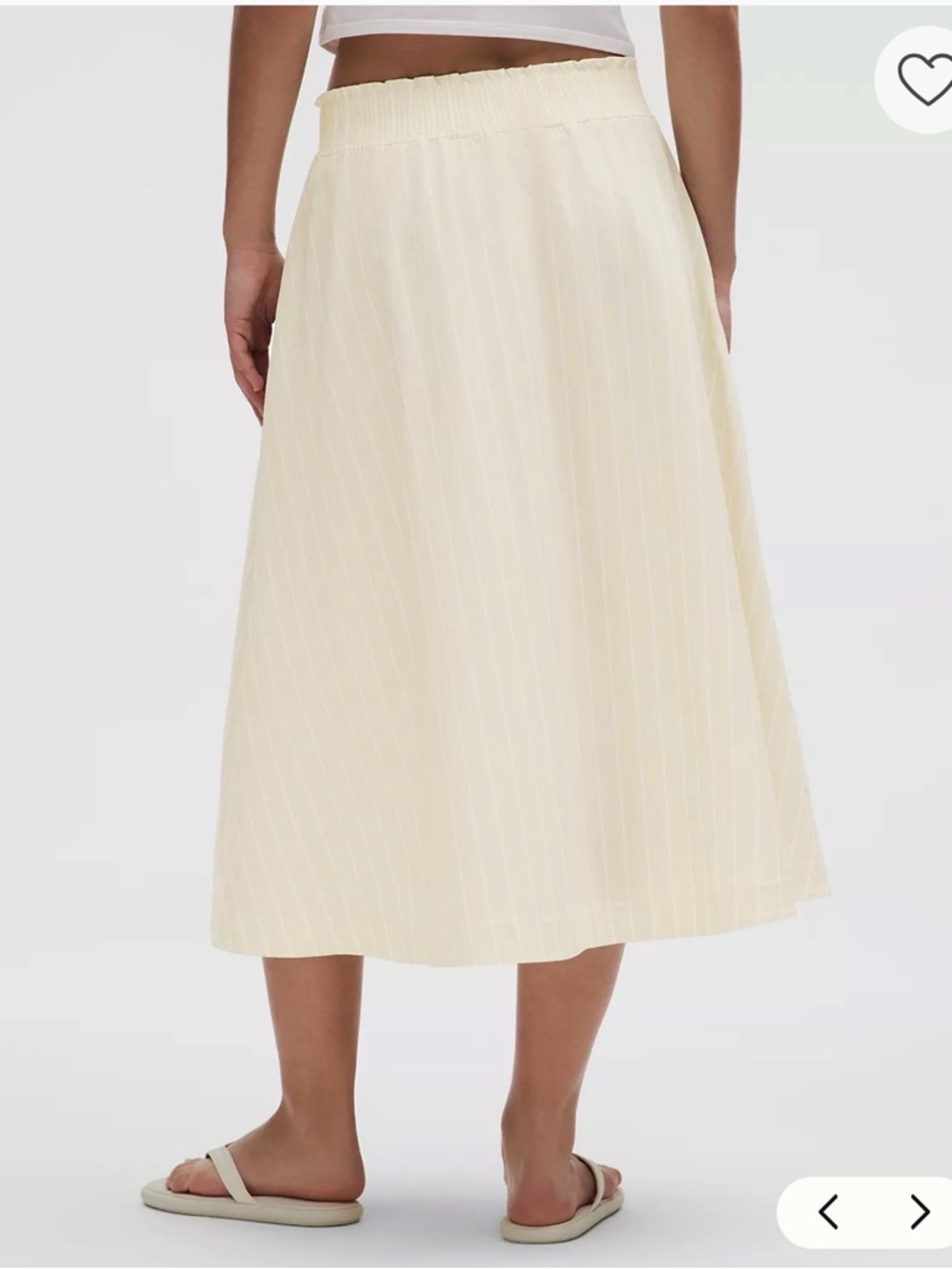 ✨ Lululemon Stretch Woven Ruffle-Waist Midi Skirt | Size M - Picture 3 of 10